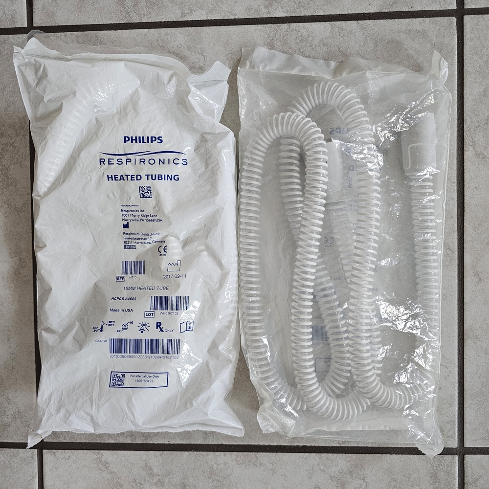 Philips Respironics 15 mm Heated Tubing - Set of Two